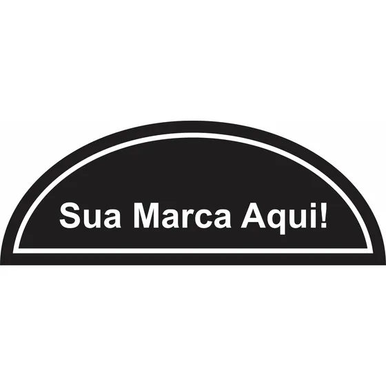 Tapete Capacho 130x100 Personalizado Meia Lua