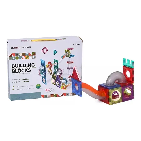 Juego De Construcción Con Imanes Para Niños 56 Piezas