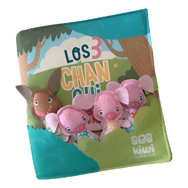 Juegos Libro Sensoriales De Escenas Los 3 Chanchitos +3 Años