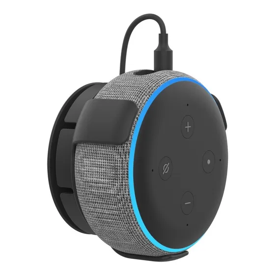Pared Alexa Echo Dot 3 Pt62 Color Negro