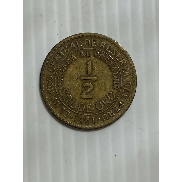 1/2 Sol Oro 60s Set X 8 Monedas Ve Fotos Descripción Escudo