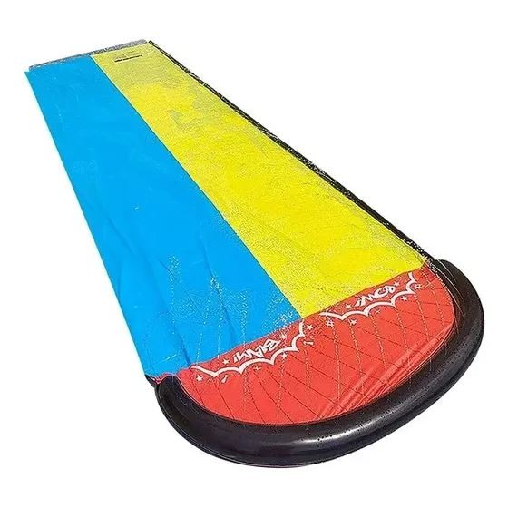 Tobogán Acuático Inflable Alfombra Carnaval 2 Personas Pista