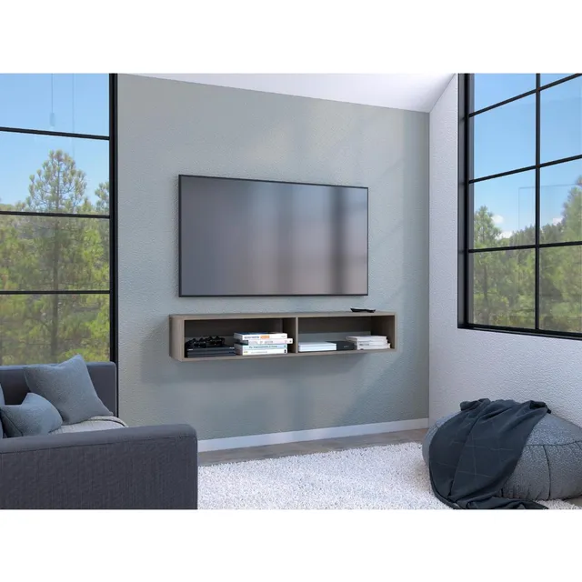 Rack Rta Desing Kerin Para Tv Hasta 65 Bardolino De Mdp Madera Aglomerada