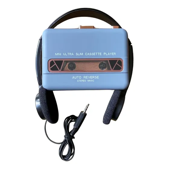 Walkman Cassete Player Portátil K7 Retrô Estilo