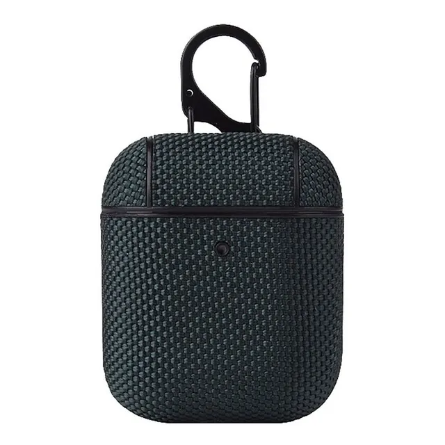 Estuche Protector Case Funda Para AirPods 1, 2, 3 Generación, Pro, 2da Pro / Nailon + Gancho Incluido