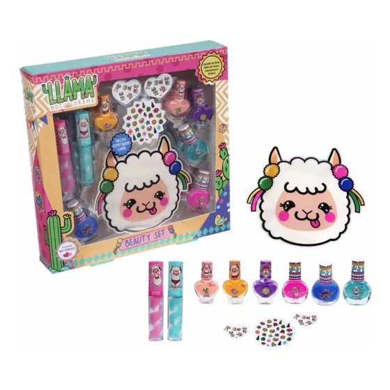 Beauty Set Llama Para Niñas