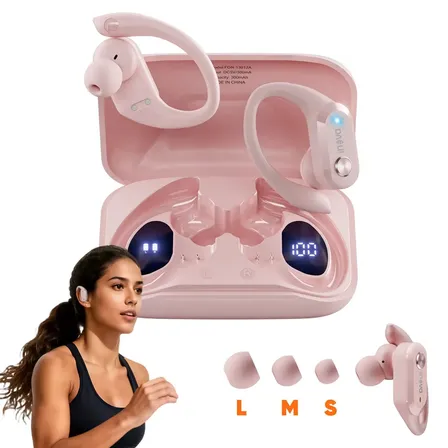 40hrs Fone De Ouvido Gancho Bluetooth Sem Fio Esportivo,inova Cases Fone De Ouvi