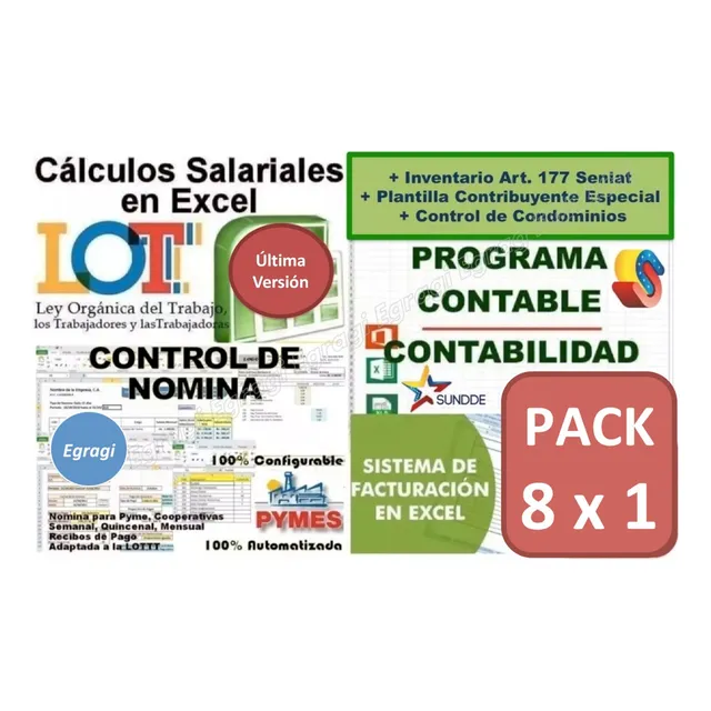Contabilidad + Facturación Inventario + Cálculos Rrhh Y Más