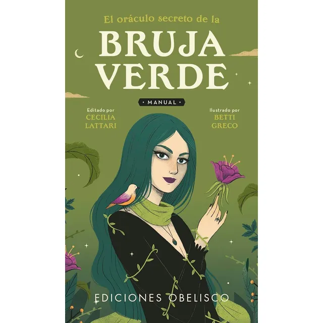 El Oráculo Secreto de la Bruja Verde de Cecilia Lattari Ediciones Obelisco Tapa Blanda en Español