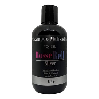 Shampoo Matizador Rosebell Coco, Argan, Keratina Silver Shampoo Matizador Rosebell Coco, Argan, Keratina Silver