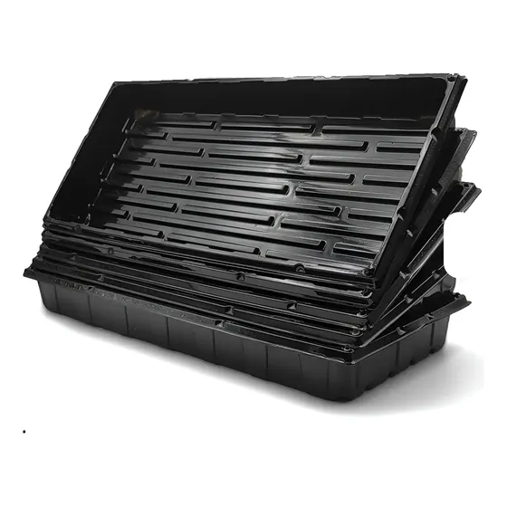 Bandeja Agroponia Forrajera Color Negro De 54.5cmx28cmx6cm