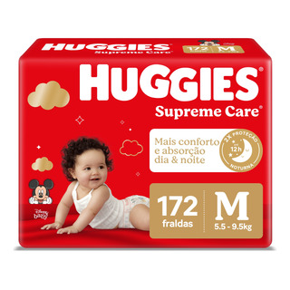 Fralda Supreme Care M 172 Unidades Huggies Fralda Supreme Care M 172 Unidades Huggies