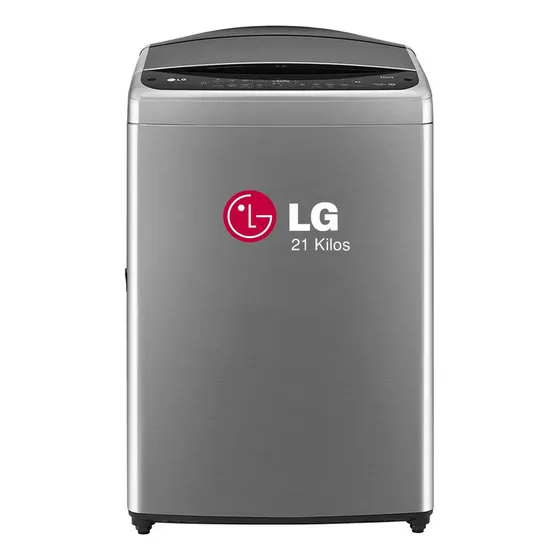 Lavadora LG 21kg Carga Superior Ai Dd 6 Motion Wt21vv6 Plata Color Plateado