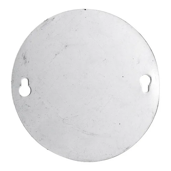 Tapa Ciega Metalica Para Caja Octogonal Grande