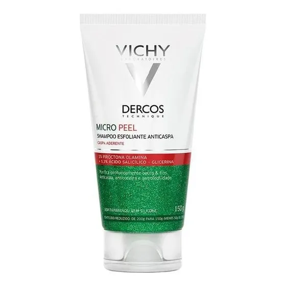 Vichy Dercos Micro Peel Esfoliante Anticaspa Shampoo 150 Ml