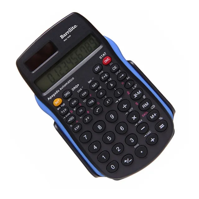 Calculadora Científica Dual Barrilito 10 Dígitos 7639 Color Negro