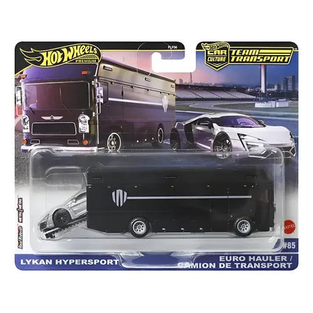 Hot Wheels Premium Team Transport Lykan Hypersport #85 Jbm39 Cor Preto