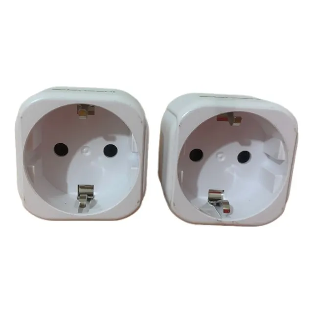 Clavija Adaptador Europeo A Americano Universal Viaje 2pcs