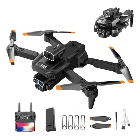 Dli Drone Mini Y3 Dobravel Com Camera 4k Wifi 1080p Controle Preto