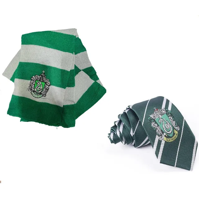 Kit Bufanda Y Corbata De Harry Potter Bordado 4 Escuelas