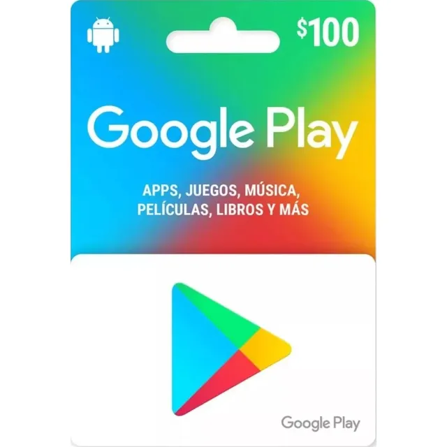 Tarjeta Google Play 100
