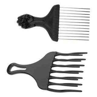 Para 2pcs Peine Afro Ancho Dientes Para Cabello Cortar Para 2pcs Peine Afro Ancho Dientes Para Cabello Cortar