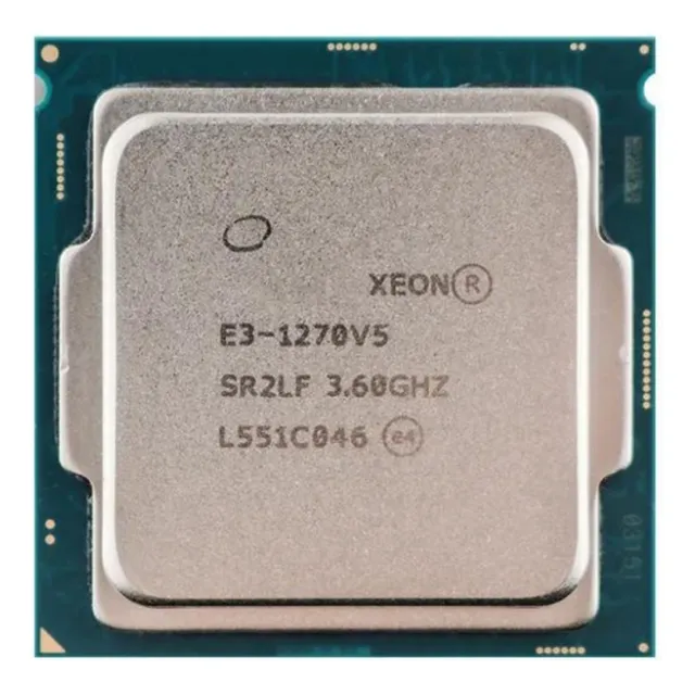 Procesador De Cpu Xeon E3 1270 V5, Caché De 8 M, 3,6 Ghz, 80