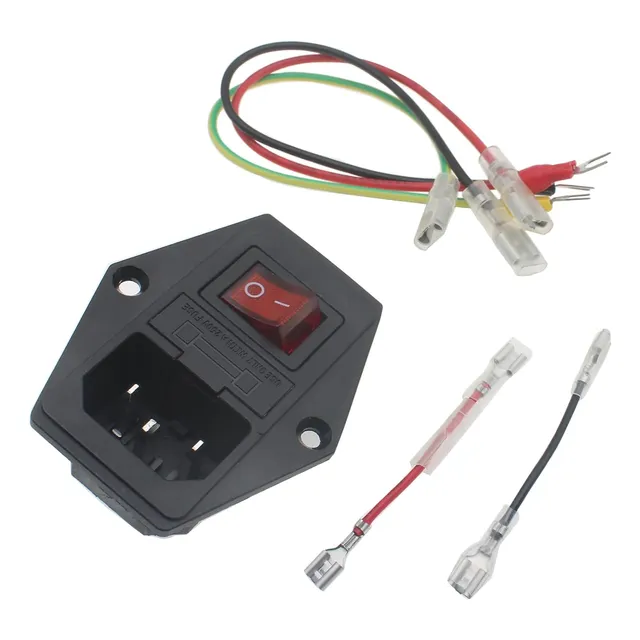 Enchufe De Alimentación Con Interruptor Basculante De 15 A, 