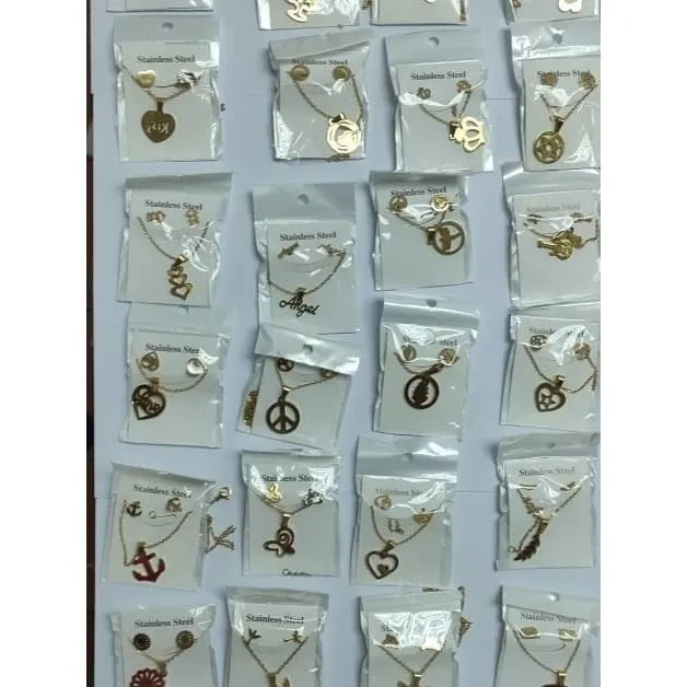 Cadena Más Zarcillo Acero Inoxidable Garantizado Ofic Chacao