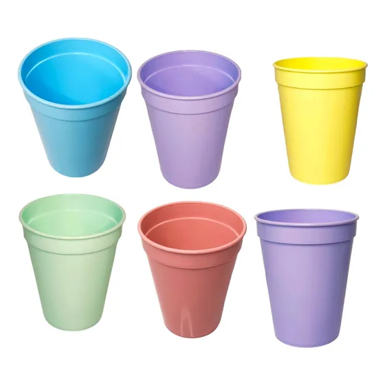 Vaso Clásico Chico 380 Cc Reutilizable 15 Unid. Plastic-art Color Colores Vaso Reutilizable