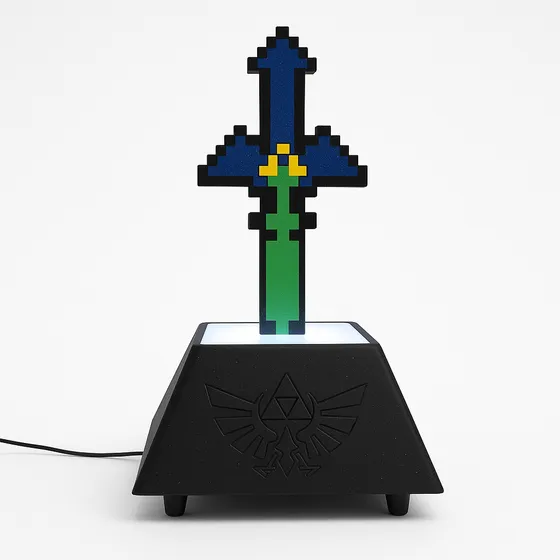 Lámpara Led Zelda Decorativa Gamer Plástico Biodegradable