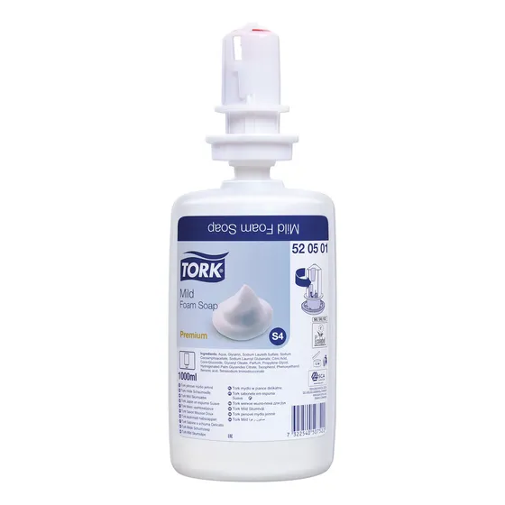 Jabón En Espuma Suave Tork 6 X 1000 Ml