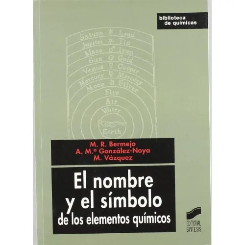 Libro El Nombre Y El Símbolo De Los Elementos Químicos De M
