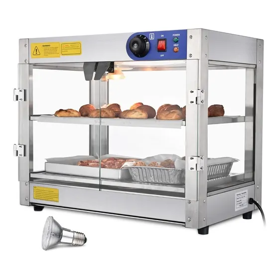 Vitrina De Pastelería Cafetería  Calentador De Alimentos