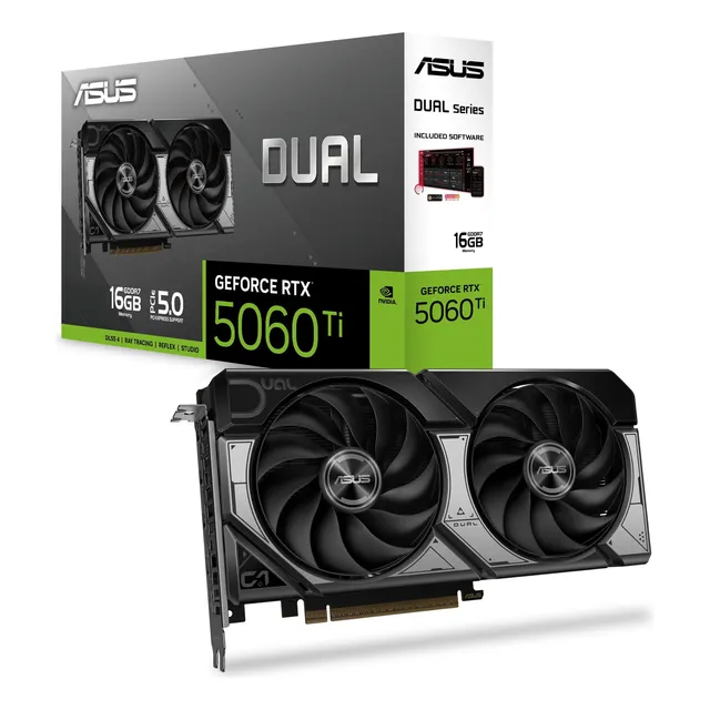 Asus Dual Geforce Rtx 5060 Ti 16gb Gddr7 Oc Edition
