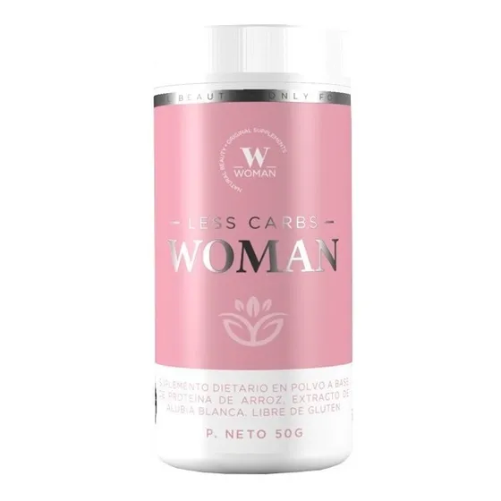 Less Carb Quemador Bloqueador De Carbohidratos - Woman 50 Gr Sabor Sin sabor
