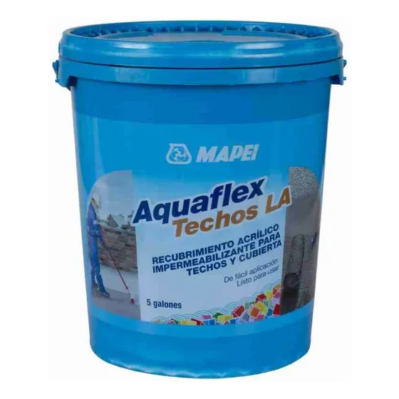 Pintura Impermeabilizante Mapei 19l Blanco 18kg