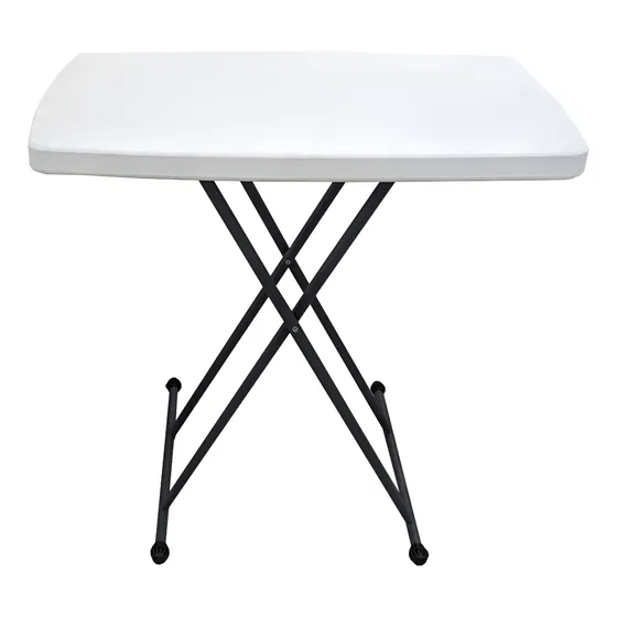 Mesa Plegable Rectangular Altura Ajustable Powerfik