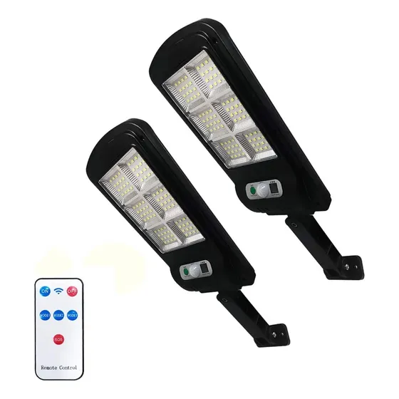 Gloriy Luz Solar Calle Para Exterior Control Remoto 3 Modo 2