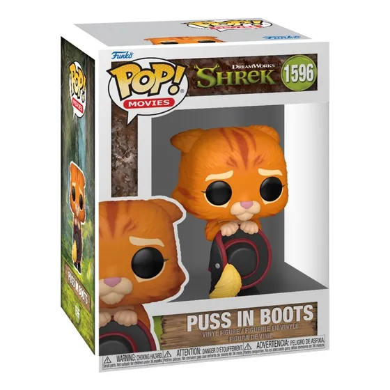 Funko Pop! Movies: Dreamworks Shrek Gato Con Botas #1596