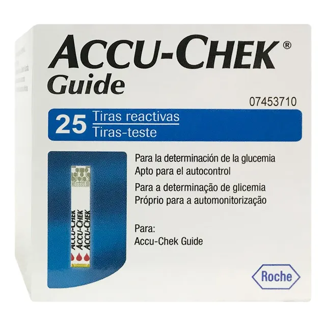 Accu-chek Guide Tiras Reactivas Determinación De Glucosa