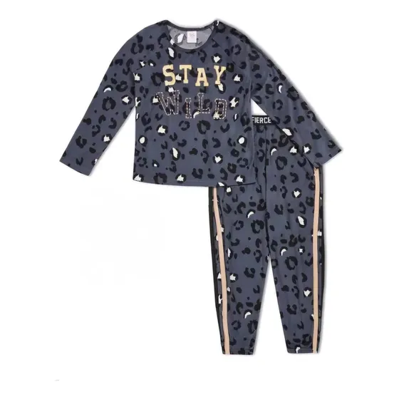 Conjunto De Pijama 2pcs Wonder Nation Original Para Niñas