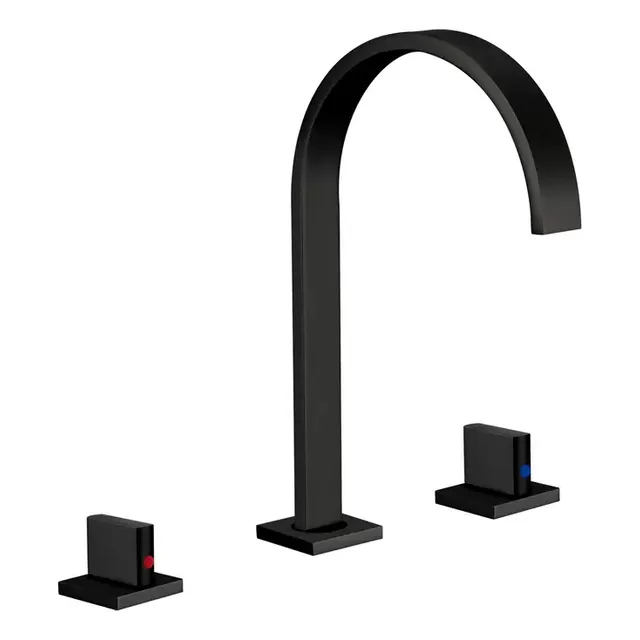 Moorefield Grifo Mezclador De Baño Tanet - Negro Mate