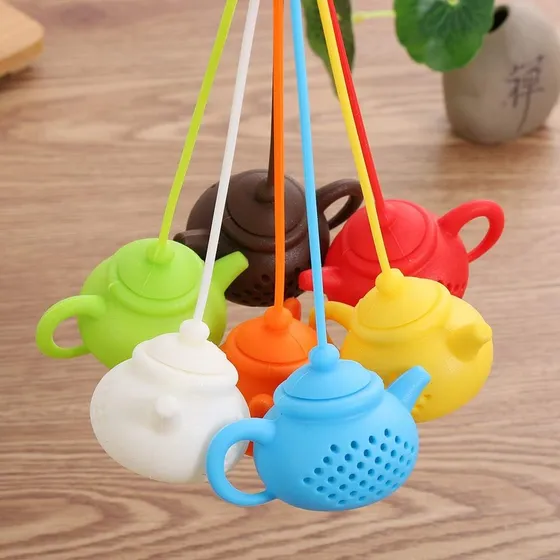 Infusor De Te Silicon Tetera Varios Colores