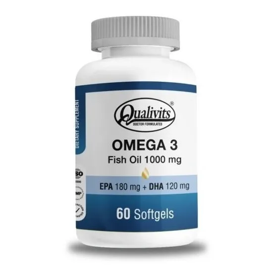 Qualivits Omega 3 1000mg X 60 Cápsulas