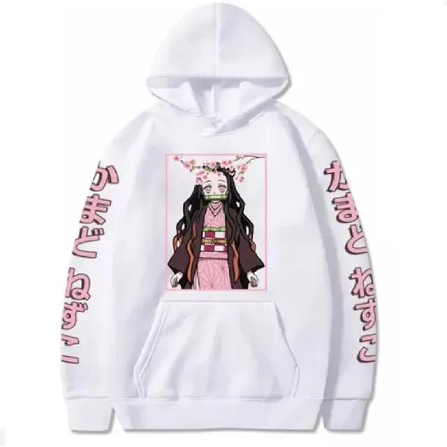 Hoodie Saco Capota Diseño Nezuko Anime Demon Unisex