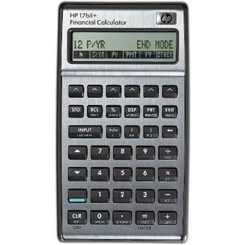 Calculadora Financiera Hp17bii + En Color Plata