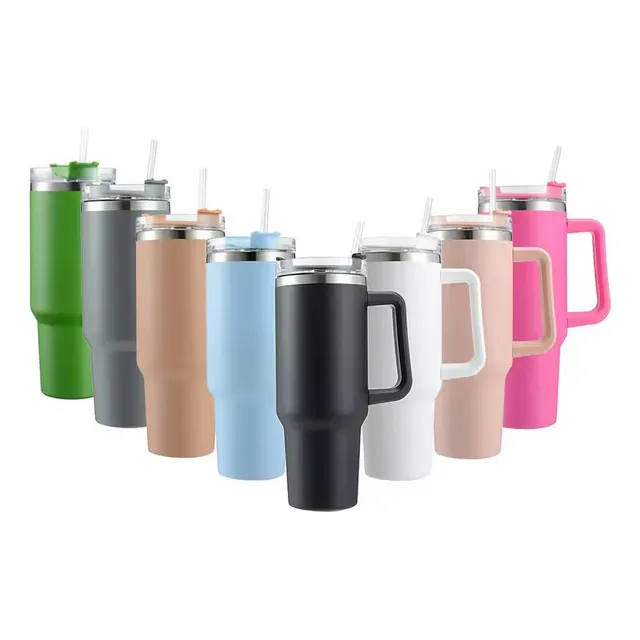 Vaso Termico De Acero 40oz Con Pitillo