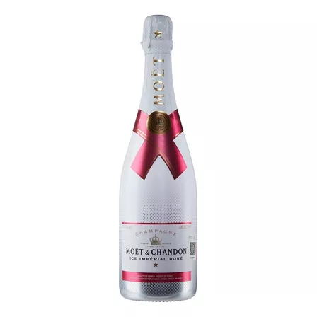 Pack De 6 Champagne Moet Chandon Ice Imperial Rose 750 Ml