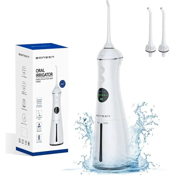 Irrigador Dental De Agua Inalámbrico Para Profunda Limpieza